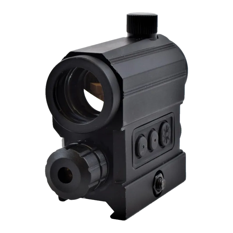 JS-TACTICAL - Viseur point rouge avec laser - Noir