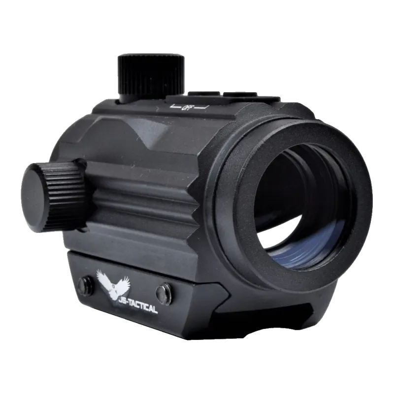 JS-TACTICAL - Viseur Point Rouge/Vert Compact 22 mm - Noir
