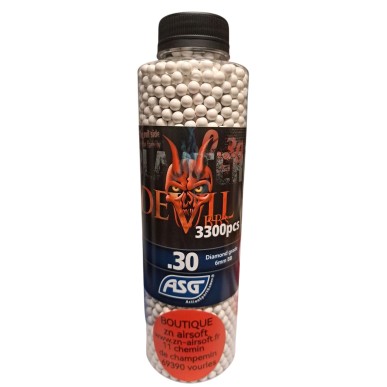 ASG - Billes blanches Blaster Devil 0.30g X 3300 bbs