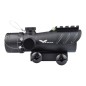 JS-TACTICAL - Viseur Point Rouge avec Lentille de 30mm Type ACOG - Noir JS-TACTICAL - Viseur Point Rouge avec Lentille de 30mm Type ACOG - Noir