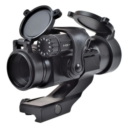 JS-Tactical 32 mm – Viseur point rouge avec rehausse | Zn-Airsoft.fr