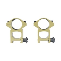 JS-TACTICAL - Anneaux de montage haut 30mm pour rails Picatinny - Tan