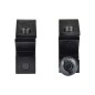 JS-TACTICAL - Anneaux de montage bas 20mm pour rails Picatinny - Noir