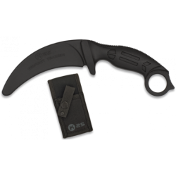 K25 - Couteau D'entraînement De Type Karambit - Noir