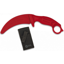 K25 - Couteau D'entraînement De Type Karambit - Rouge