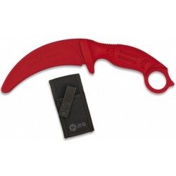 K25 - Couteau D'entraînement De Type Karambit - Rouge