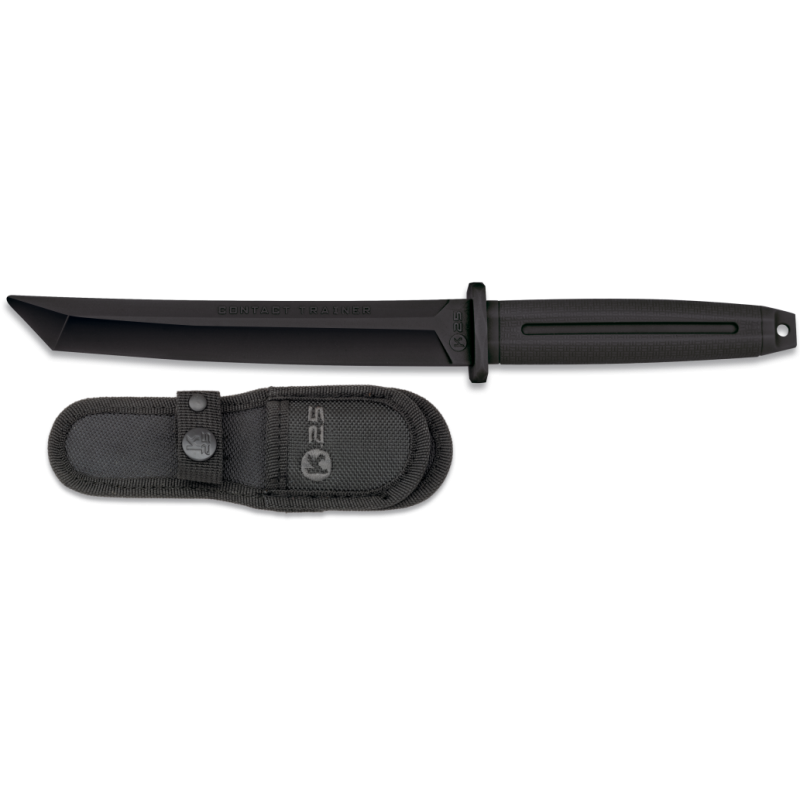 K25 - Couteau D'entraînement De Type Tanto - Noir