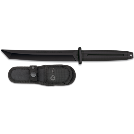 K25 - Couteau D'entraînement De Type Tanto - Noir