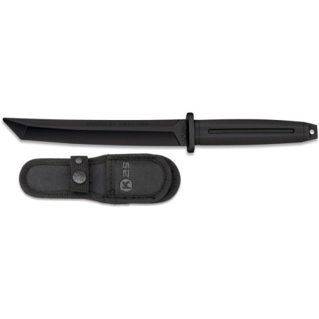 K25 - Couteau D'entraînement De Type Tanto - Noir