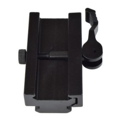 JS-TACTICAL - Réhausse Rail Picatinny QD 5 Slots - Noir