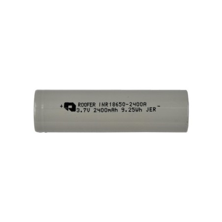 FUEL - Piles LI-Ion 18650 rechargeable 3.7V X 2600MAH pour lampe
