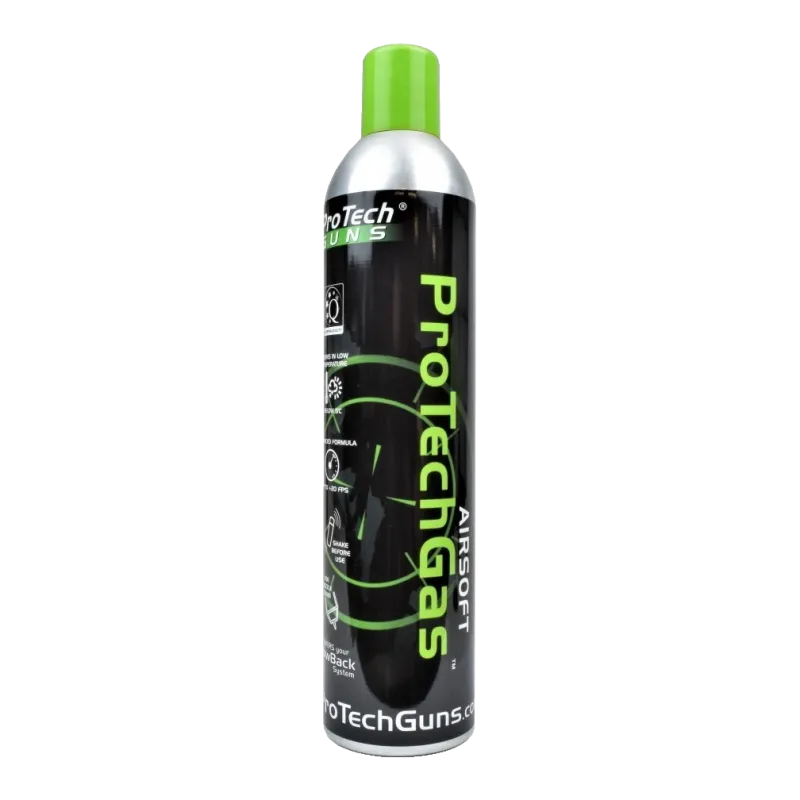 PROTECH - Bouteille de gaz airsoft 600 ml / 800 ml - 136 PSI (silicone)