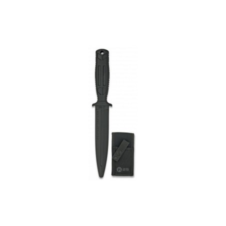 K25 - Couteau Cuchillo D'entraînement lame 16 cm - Noir