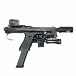 CTM TAC - Holster De Pontet Pour GLOCK / AAP01/C Droitier - Noir