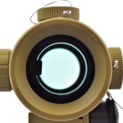 JS-Tactical ACOG 30 mm Tan – Viseur point rouge airsoft | Zn-Airsoft.fr