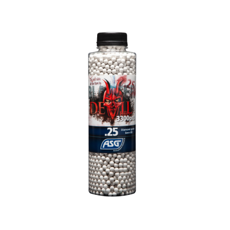 ASG - Billes blanches Blaster Devil 0.25g X 3300 bbs