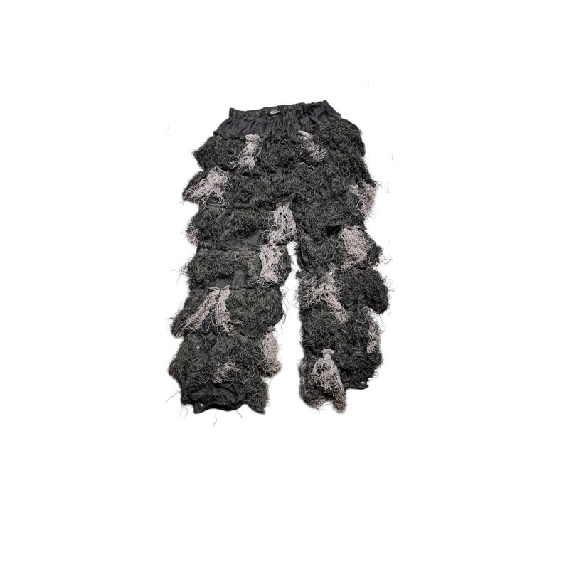 MIL-TEC - Ghillie Nightfighter Noir MilTec Tenue Complete Camouflage Ignifugé