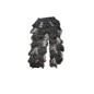 MIL-TEC - Ghillie Nightfighter Noir MilTec Tenue Complete Camouflage Ignifugé
