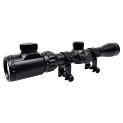 JS-TACTICAL - Lunette Avec Zoom 3X-9X Lentille 32mm rétroéclairée - Noir