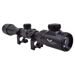 JS-TACTICAL - Lunette Avec Lentille Zoom 3X-9X Lentille 32mm - Noir