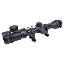 JS-TACTICAL - Lunette Avec Lentille Zoom 3X-9X Lentille 32mm - Noir