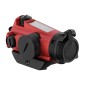 BO MANUFACTURE - Point Rouge OCX-1 Montage Bas Avec Panneau Solaire Rouge