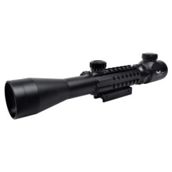 JS-TACTICAL - Lunette Avec Zoom 3X-9X Lentille 40mm - Noir