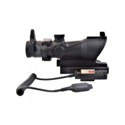 JS-Tactical ACOG 32 mm – Red dot laser intégré airsoft | Zn-Airsoft.fr