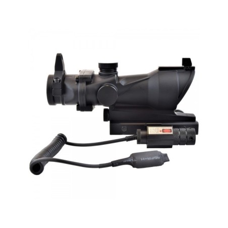JS-Tactical ACOG 32 mm – Red dot laser intégré airsoft | Zn-Airsoft.fr