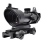 JS-TACTICAL - Viseur Point Rouge ACOG, Lentille 32mm Avec Monture 20mm Et 11mm - Noir