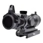 JS-TACTICAL - Viseur Point Rouge ACOG, Lentille 32mm Avec Monture 20mm Et 11mm - Noir