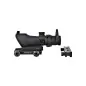 JS-TACTICAL - Viseur Point Rouge ACOG, Lentille 32mm Avec Monture 20mm Et 11mm - Noir