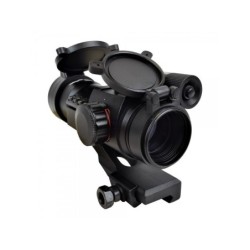 JS-TACTICAL - Viseur Point Rouge, Lentille 38mm, Avec Laser - Noir