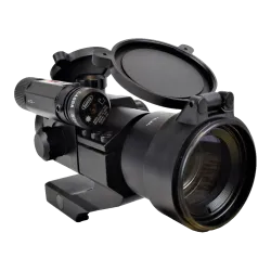 JS-TACTICAL - Viseur point rouge lentille 38mm avec laser - Noir