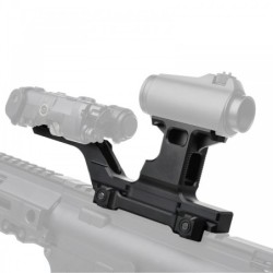 WADSN - Rehausse double pour optique et boîtier AN / PEQ - Noir