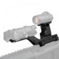 WADSN - Rehausse double pour optique et boîtier AN / PEQ - Noir
