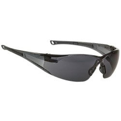 Bollé - Paire De Lunettes De Protection RUSH+ Smoke - Avec Cordon Réglable - Noir