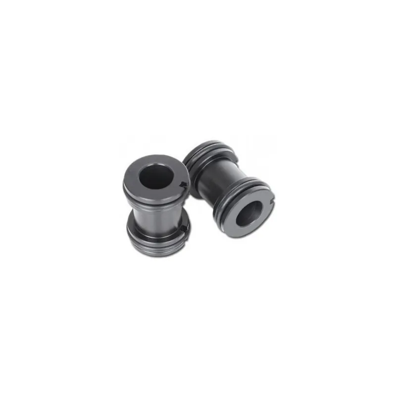 Jeu de 2 barrel spacers G-Spec Action Army noirs pour VSR-10 et T10, vue trois-quarts