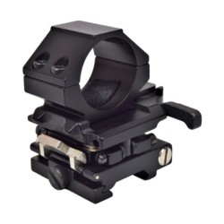 JS-TACTICAL - Fixation en aluminium pour magnifier 30mm - Noir