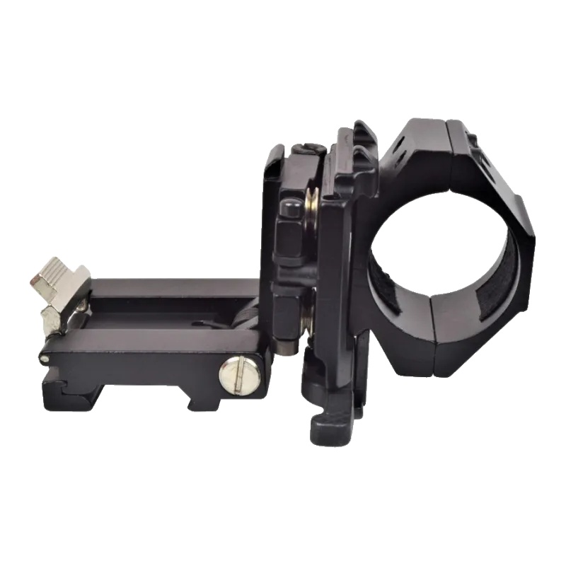 Fixation JS-Tactical pour magnifier 35 mm en position basculée sur le côté