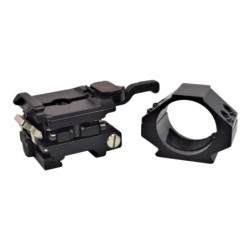 JS-TACTICAL - Fixation en aluminium pour magnifier 30mm - Noir