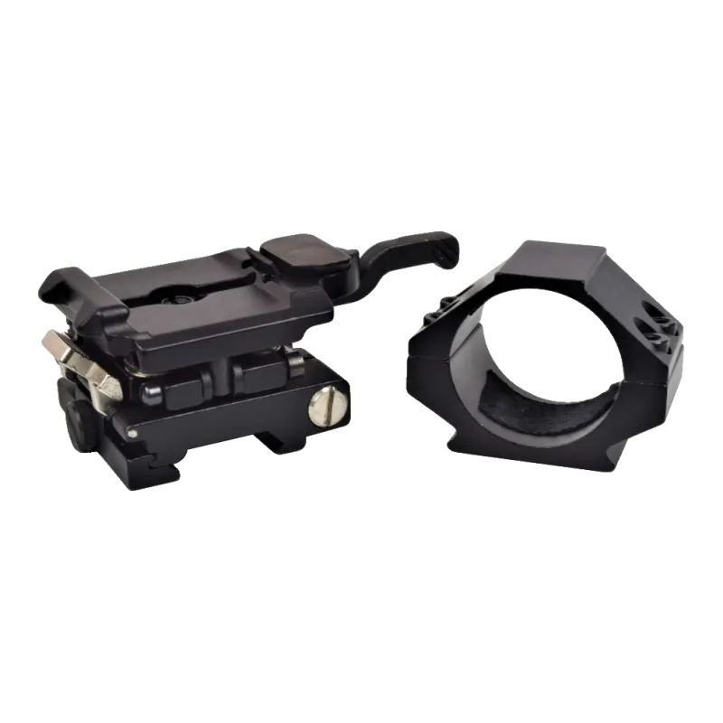 Fixation JS-Tactical pour magnifier 35 mm : base basculante et anneau détaché
