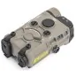 WADSN - Boitier AN/PEQ Laser + Lampe LED - Tan