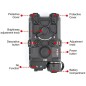 WADSN - Boitier AN/PEQ Laser + Lampe LED - Noir