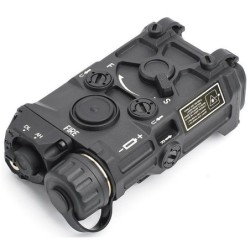 WADSN - Boitier AN/PEQ Laser + Lampe LED - Noir