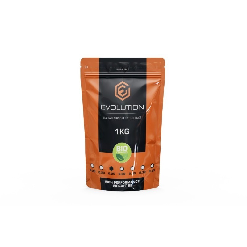 Evolution International - Billes Biodégradables 0.25g High Performance 1Kg - Blanche