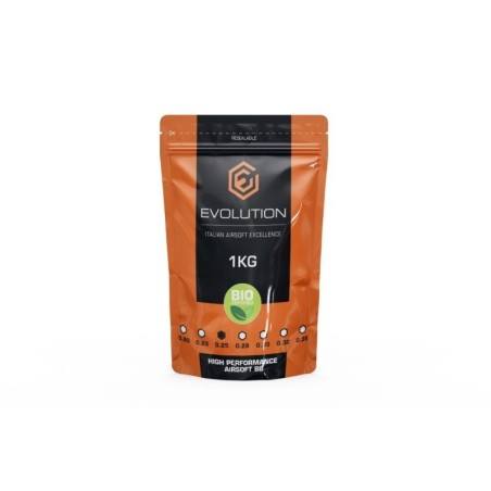 Evolution International - Billes Biodégradables 0.25g High Performance 1Kg - Blanche