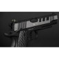 Evolution International - Pistolet GBB E911 Defender Steel avec mallette de transport - Noir et Argent