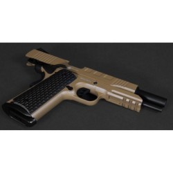 Evolution E911 Defender GBB – Mallette – Tan | Zn-Airsoft