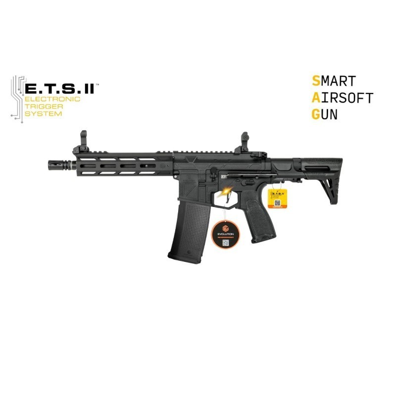 Evolution International - Réplique AEG Ghost S EMR PDW Carbontech ETS II - Noir